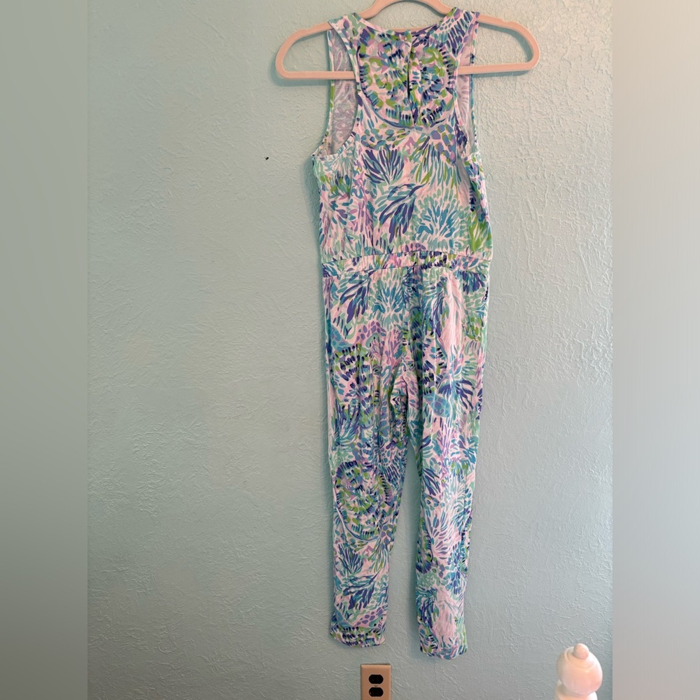 Lilly Pulitzer Vala jumpsuit girls size XL 12–14